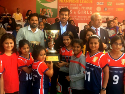 Scottish High’s under 10 girls Basketball team win the 23rd Ramjas Basketball Champions league (1)