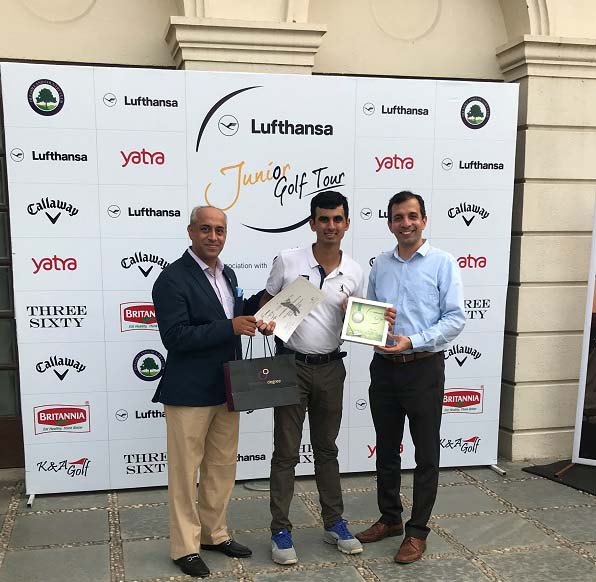 Scottish High School Student & Special Olympics Athlete, Ranveer Singh Saini made history by being the first Special Needs Golfer in India to win a prize at the Lufthansa Open Tournament (1)