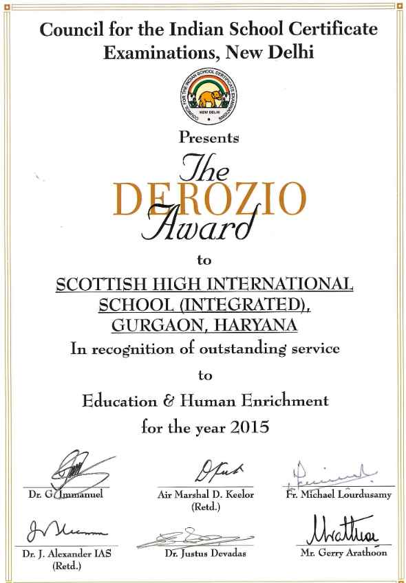 Dzerio Award 2015 - Kartikay Saini