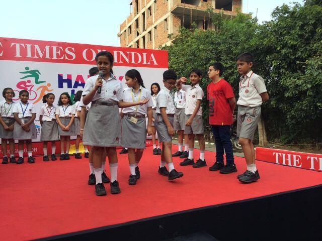 Little Highlanders took to the streets -Happy Streets initiative by Times of India (5)