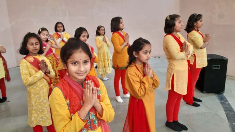 Basant Panchami Celebration at Scottish High