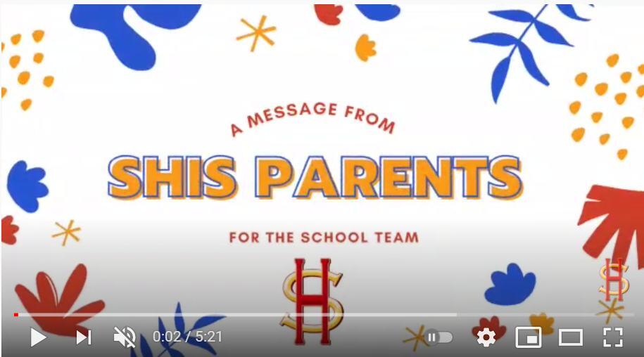 A note of thanks from a team of Senior Students’ Parents
