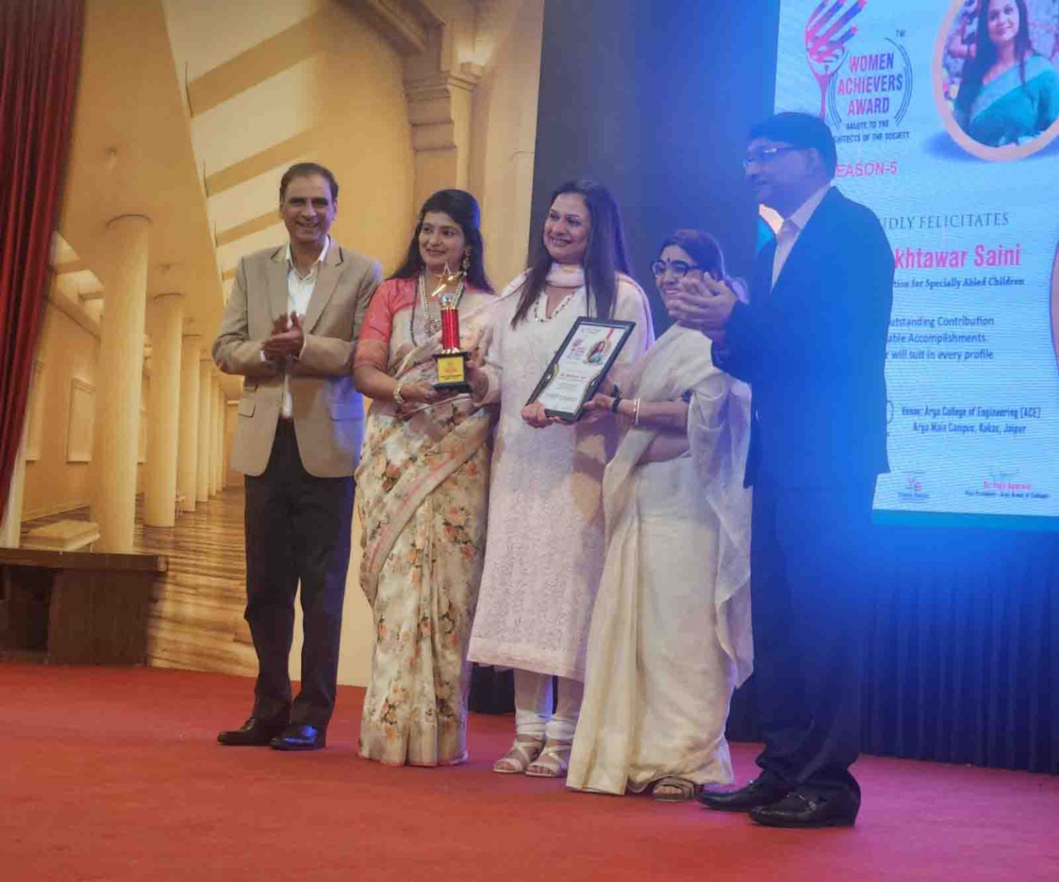 Scottish High Deputy Chairperson, Ms Bakhtawar Saini was awarded the ...