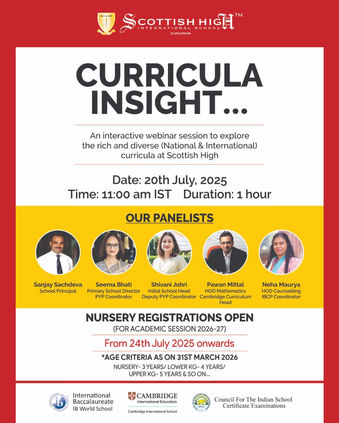 curricula insight 2025 webinar