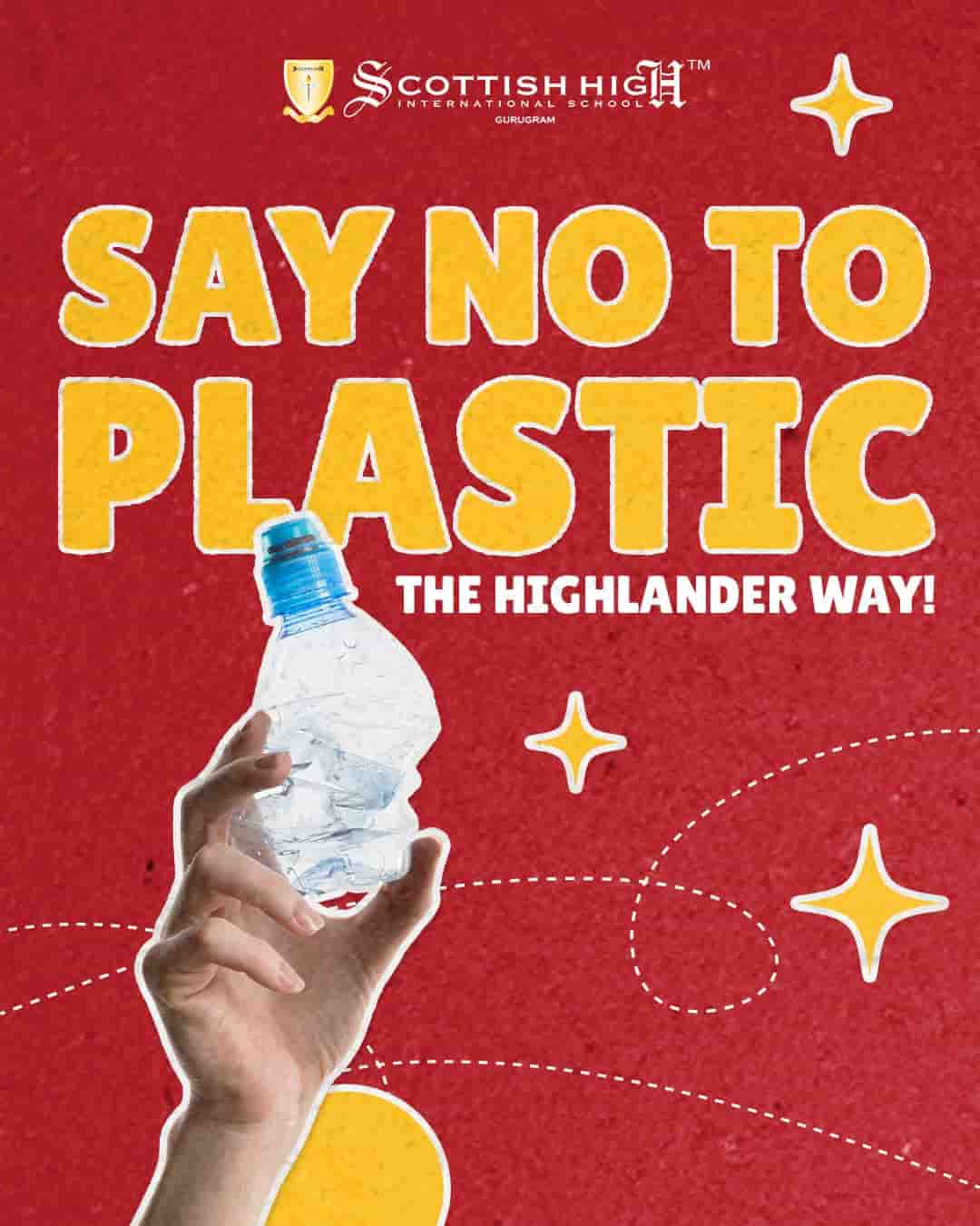 say no to plastic